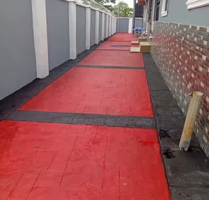 Modern and Durable Concrete Floor Stamping Installation.