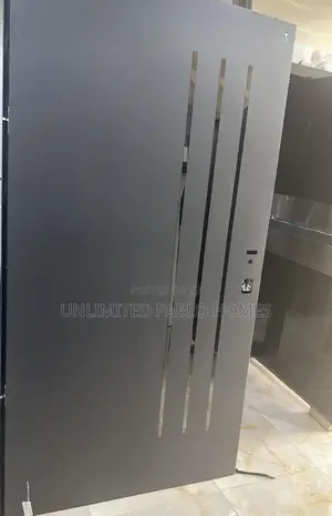 Israeli Security Door 3ft by 7ft With Glass Design