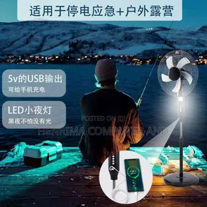 Standing Solar Fan