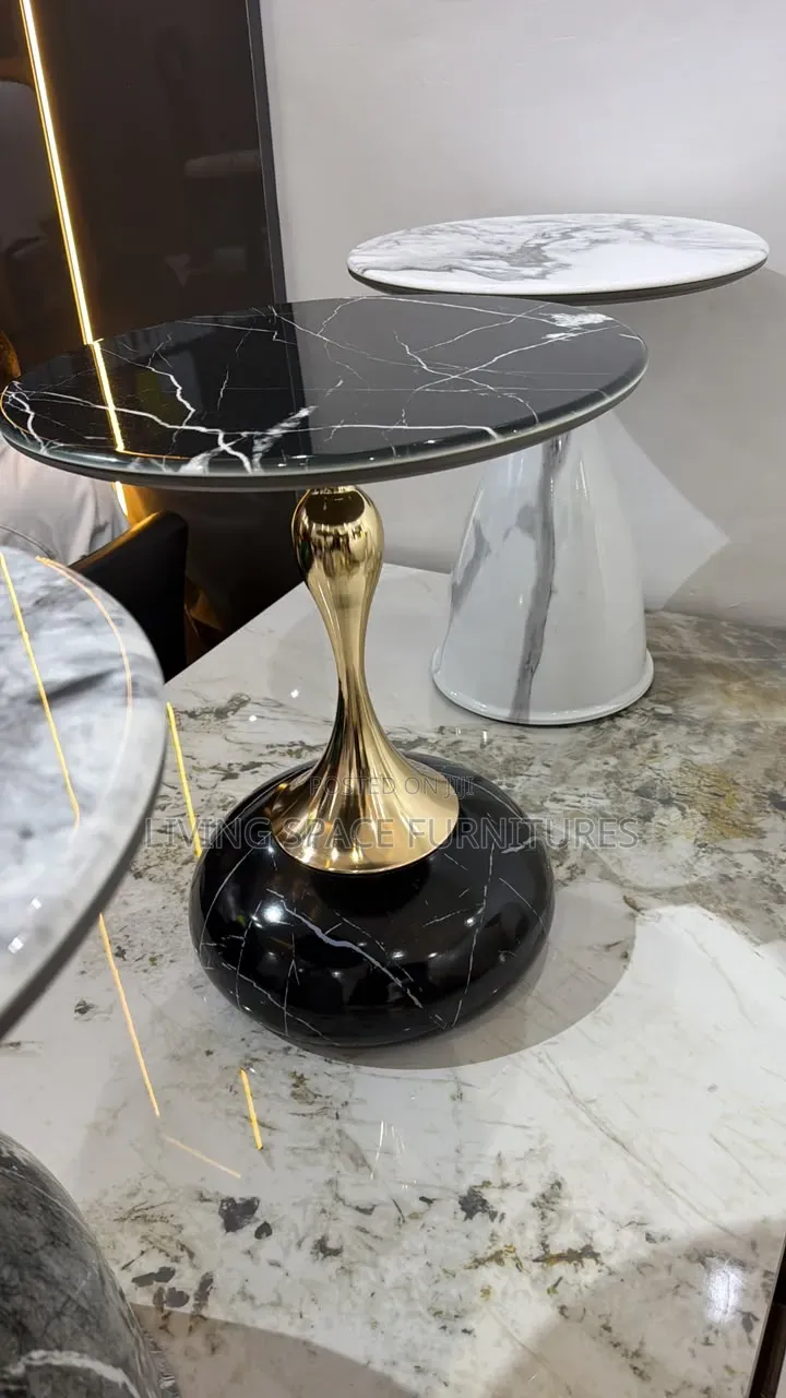 Luxury Marble Top Side Table