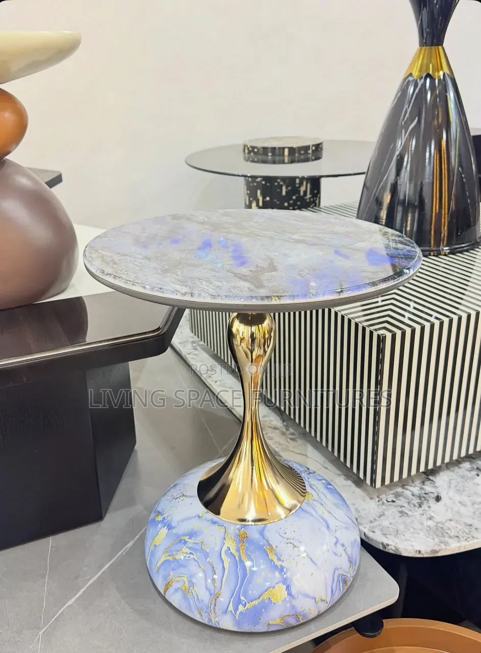 Luxury Marble Top Side Table