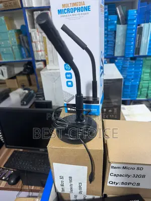 USB Multimedia Microphone 360 Degree Adjustable Gooseneck Design