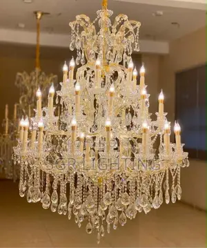 Living Room Chandelier Modern Ring LED Lamp Table Stair Chandelie