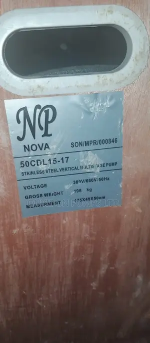 NOVA Multistage Centrifugal Stage Pump