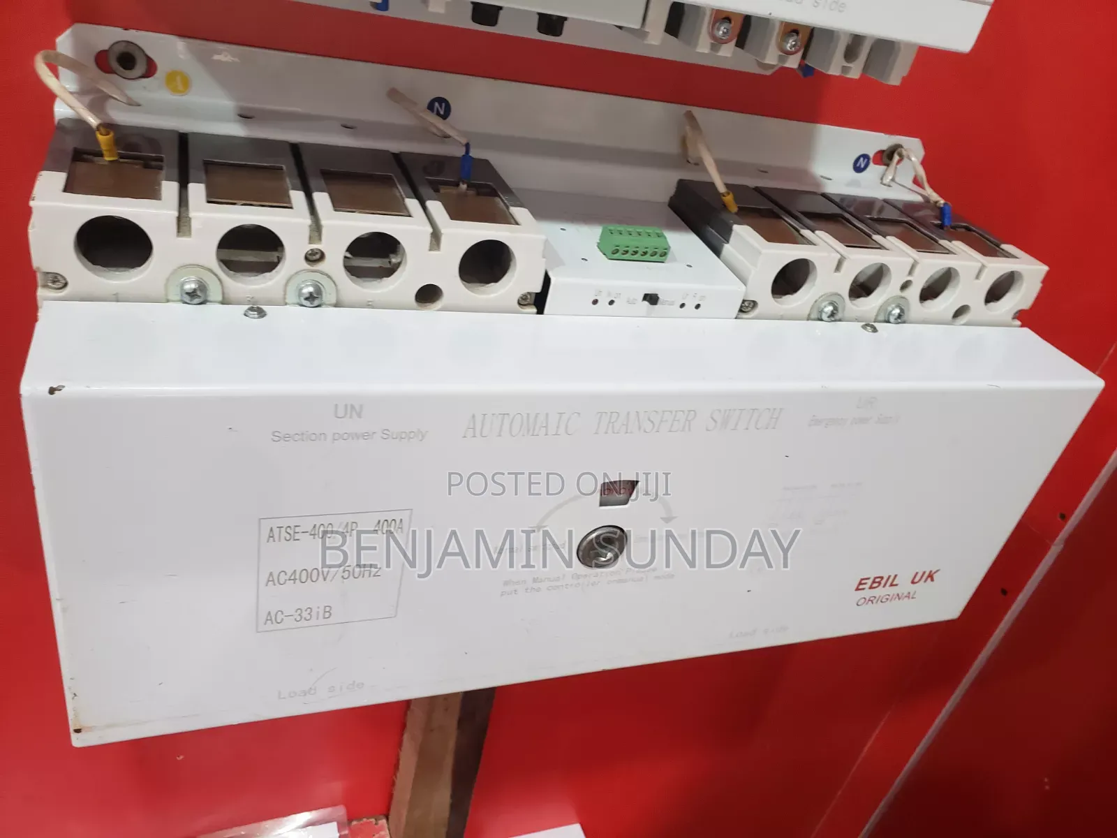 Automatic Change Over 400Amps