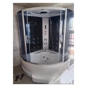 Luxury Steam Shower Cubicle With Jacuzzi Bathtub Massage Jets