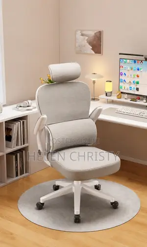 Ergonomic Office Chair With Headrest and Adjustable Armrests.