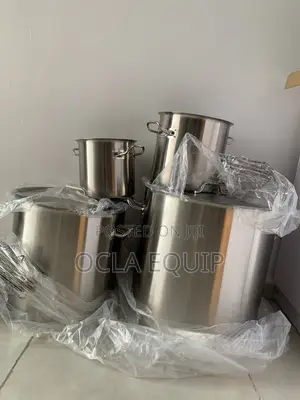 Full Set Industrial Stainless Steel Stock Pots