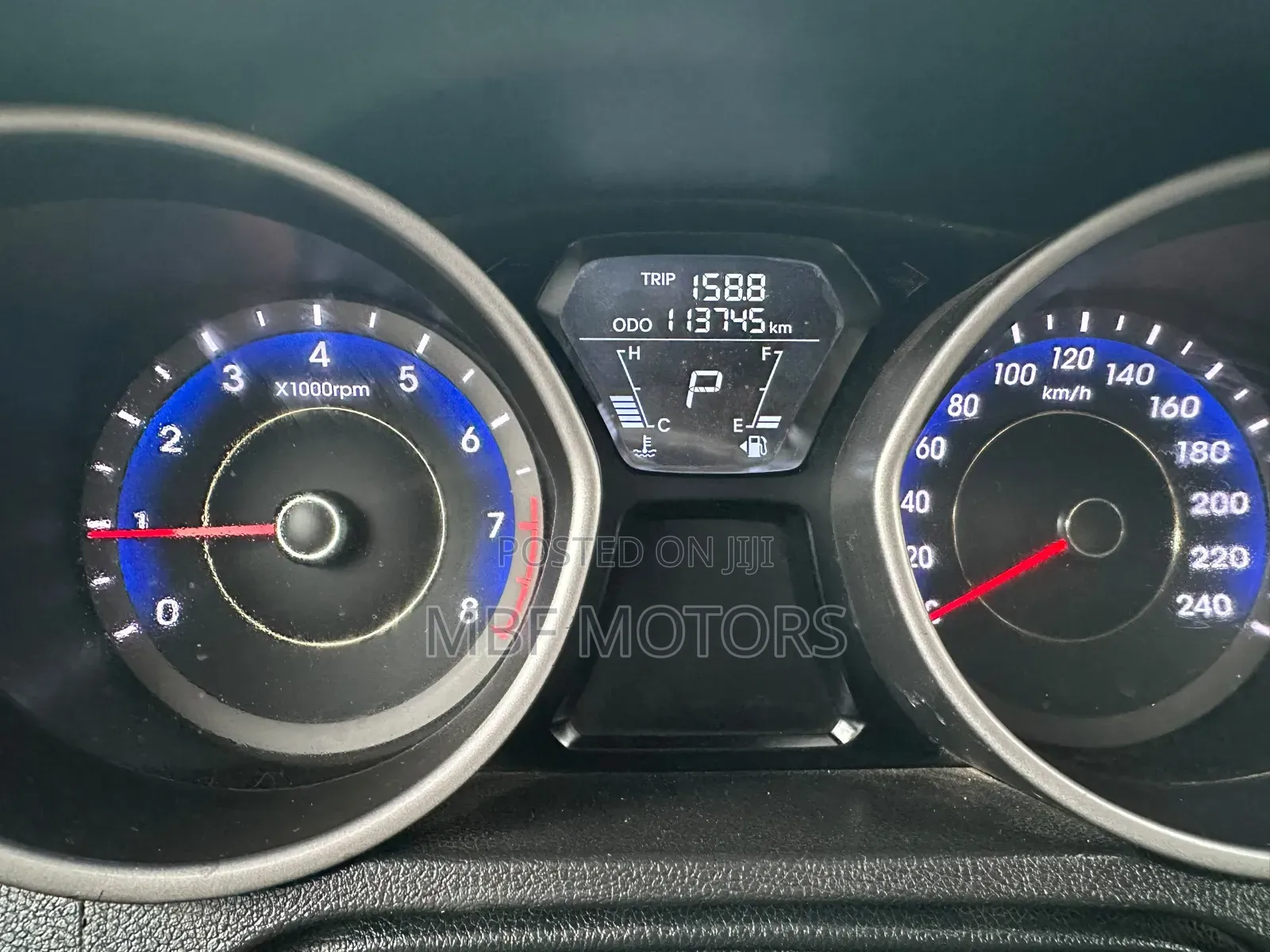 Hyundai Elantra 2013 Blue