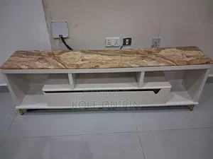 Marble Top TV Stand