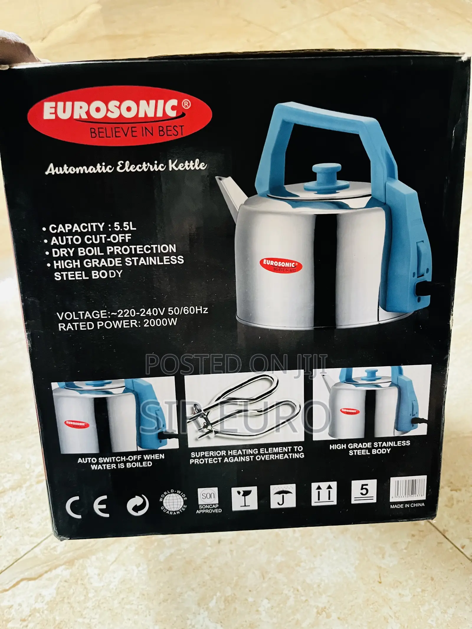 Eurosonic Electric Kettle