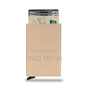 Anti Theft Metal Card Holder