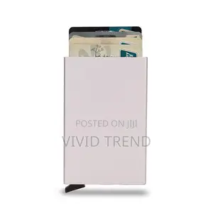 Anti Theft Metal Card Holder