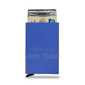 Anti Theft Metal Card Holder