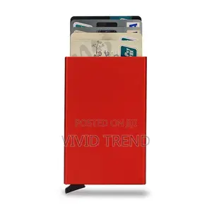 Anti Theft Metal Card Holder