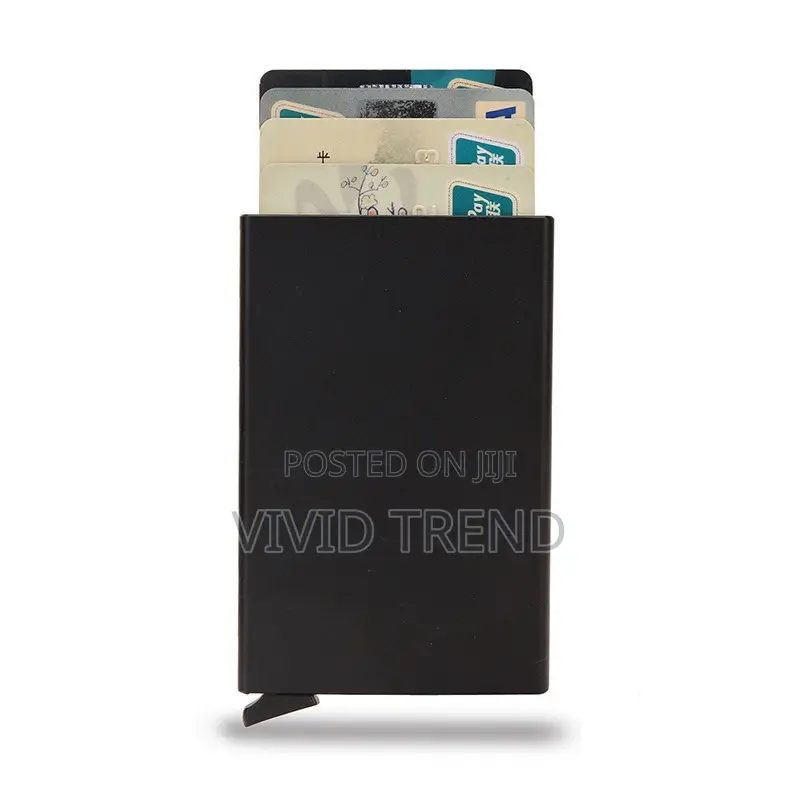 Anti Theft Metal Card Holder