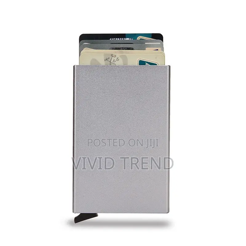 Anti Theft Metal Card Holder