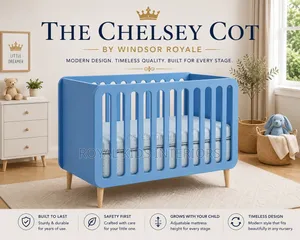 Modern Luxury Baby Cot | the Chelsey Cot | Windsor Royale