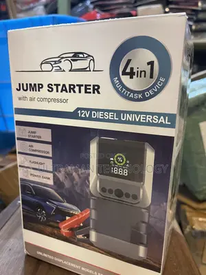 4 in 1 Vehicle Jump Starter Kit/Emergency Power Supply
