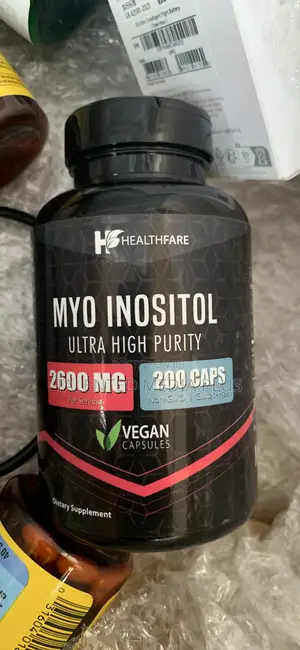 Myo Inositol Supplement, 2600mg | 200 Veg Capsules | Ultra Strength