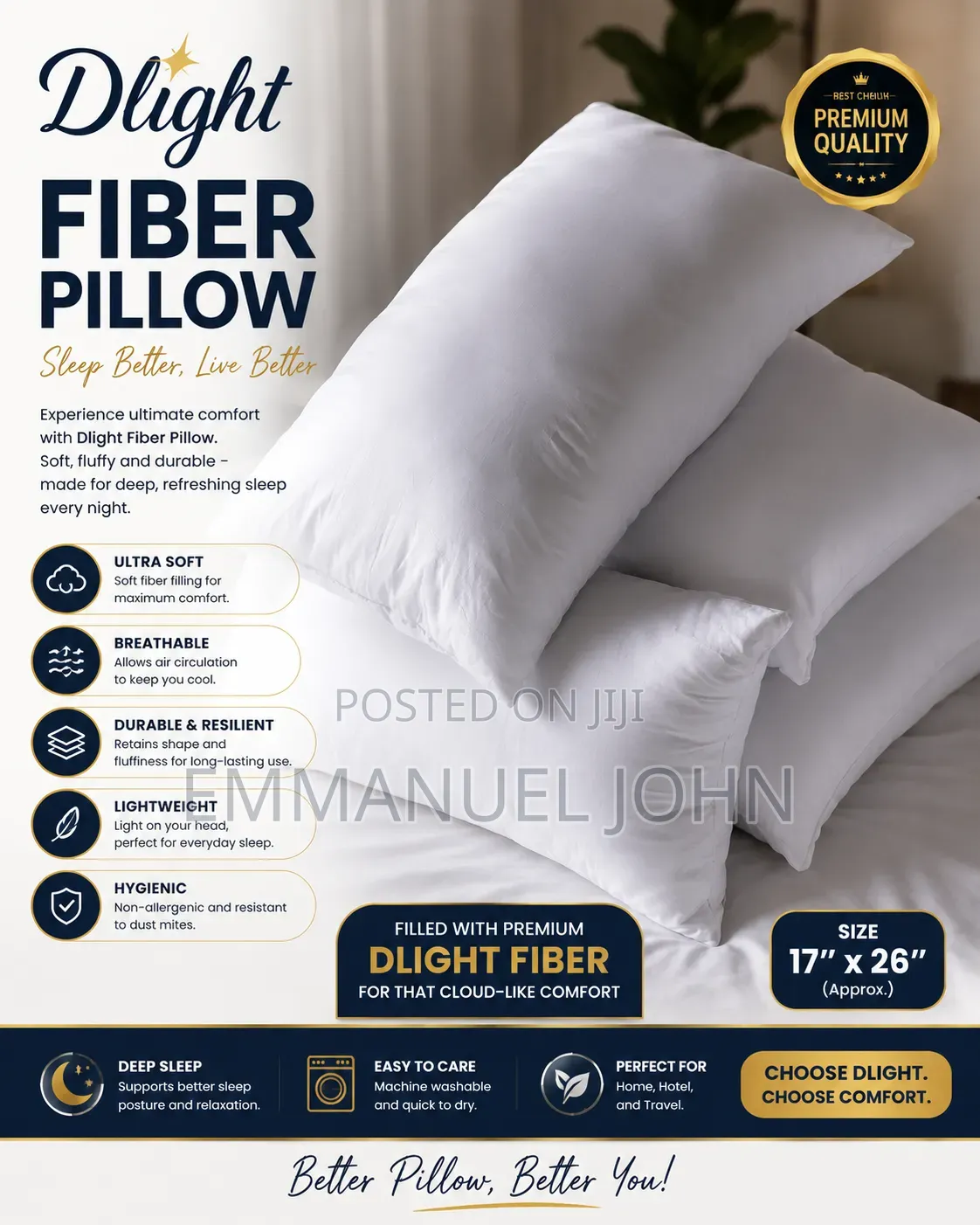 Dlight Fiber Pillow