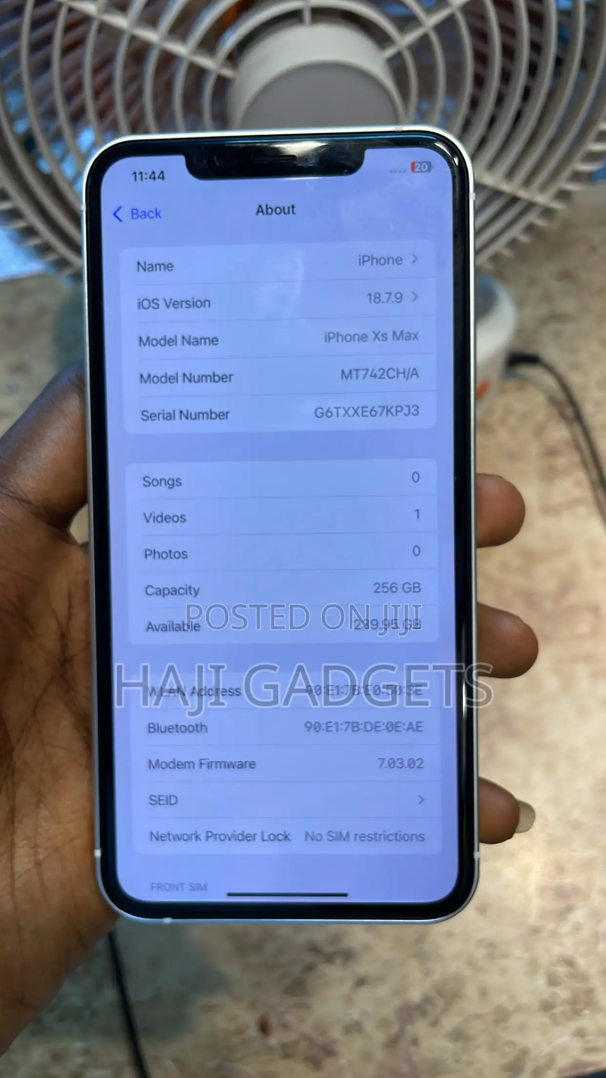 Apple iPhone XS Max 256 GB Silver