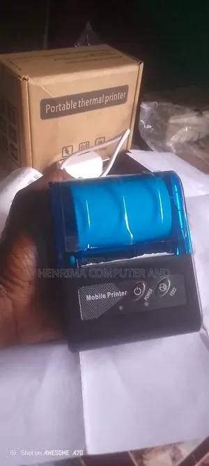 Portable Thermal Printer Good for Recharge Card Printing From Phone