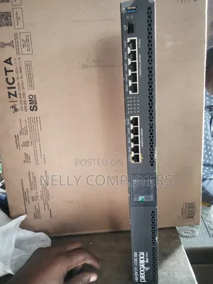 MikroTik RB3011UiAS-RM 10-Port Rackmount Gigabit Router.