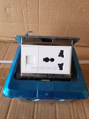 Floor Box 13single With Cat6 Slow Pop Up Sliver Color