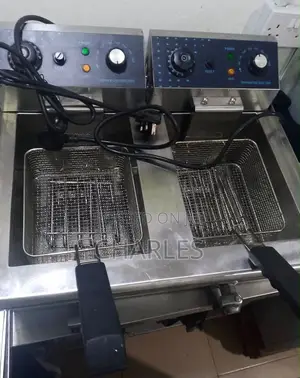 Industrial Double Deep Fryer Brand New in Perfect Condition