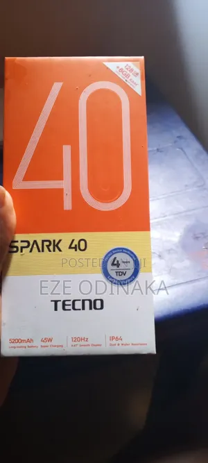 Tecno Spark 40 128 GB Gray