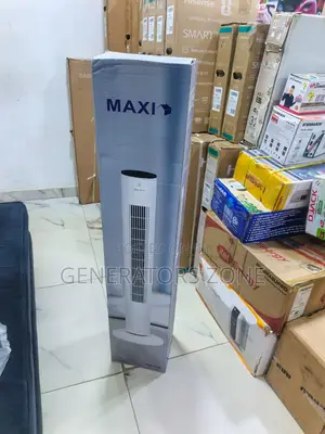 Maxi White Standing Fan - 40 Inch