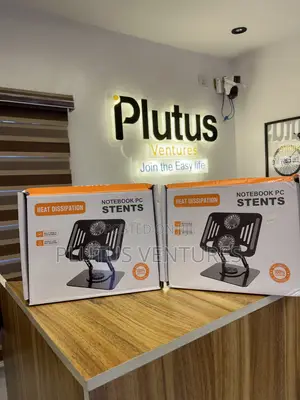 Rotatable Steel Laptop Stand With Fan