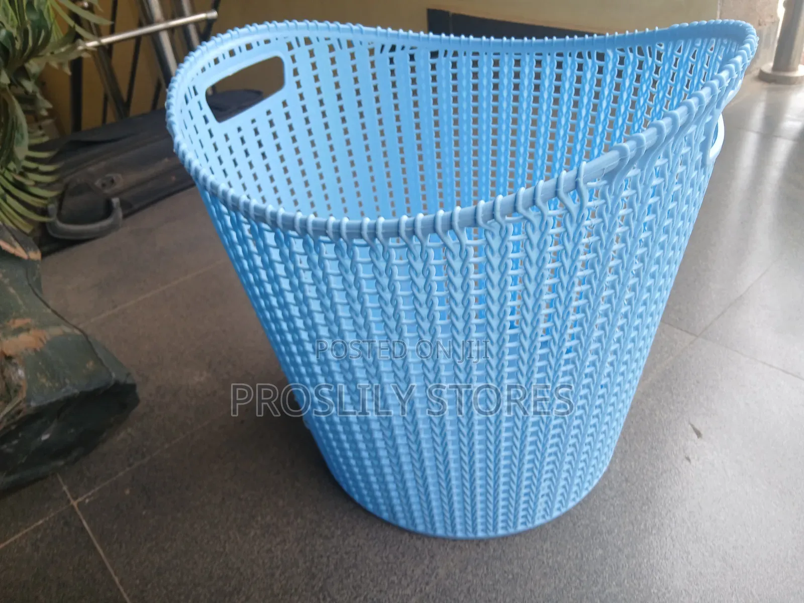 Plastic Rattan Like Storage Basket