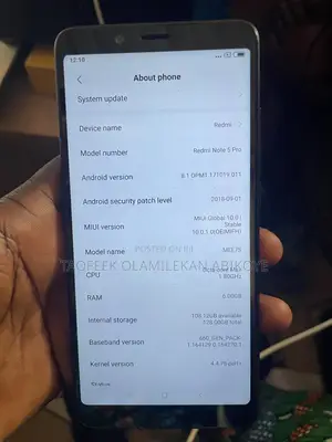 Xiaomi Redmi Note 5 Pro 64 GB Black