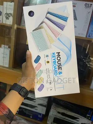 Wireless Bluetooth Keyboard and Mouse Combo Set - Rechargeable Dual
