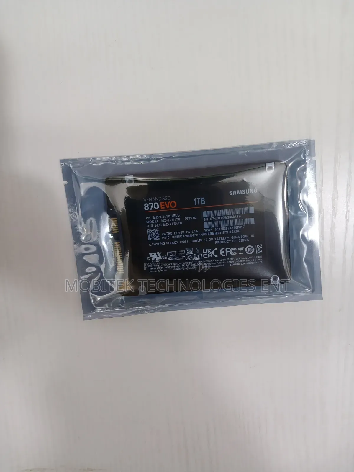 1tb Samsung SSD Evo 870 Sata Laptop Drive