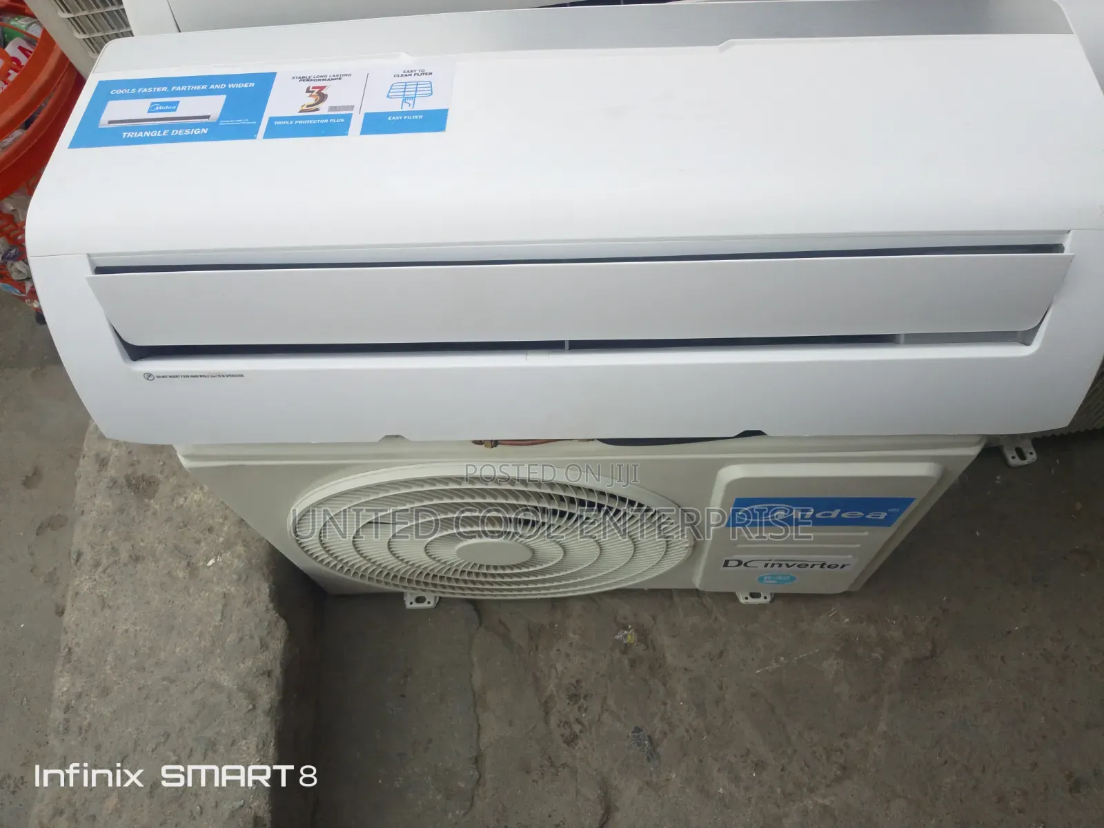 A/C 1hp Inverter Midia
