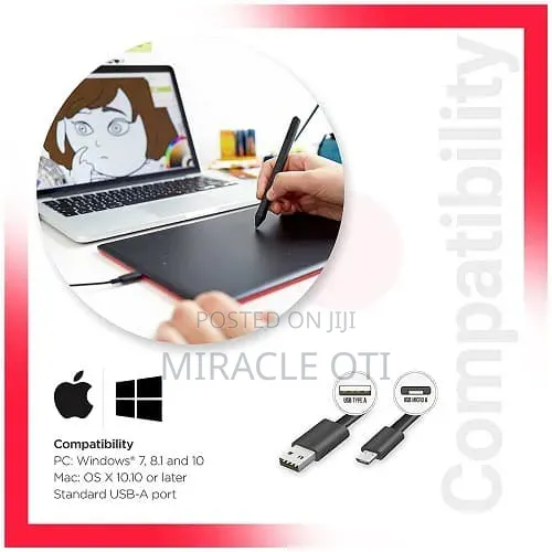 Wacom Drawing Tablet - One by Wacom - Medium