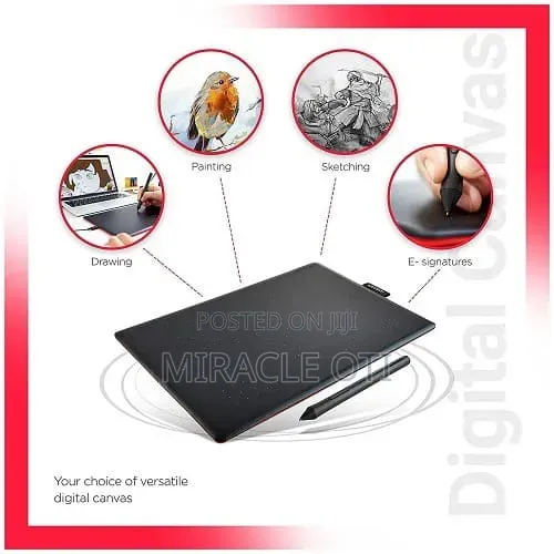Wacom Drawing Tablet - One by Wacom - Medium