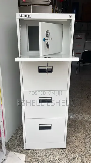 4 Drawer Office Cabinet With Built-in Safe