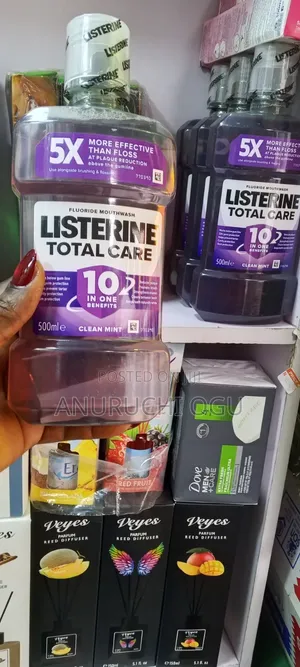 5× More Effective Than Floss ( LISTERINE TOTAL CARE