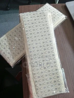 Beige Cream Fabric Storage Organizer