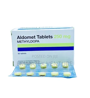 Aldomet 250mg (Methyldopa) X60
