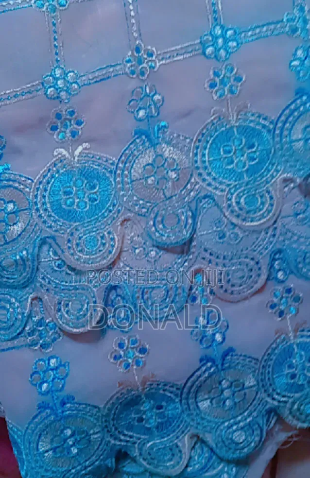Lace With Embroidery