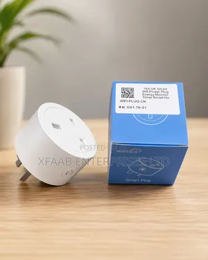 16A UK Smart Wi-Fi Power Plug.