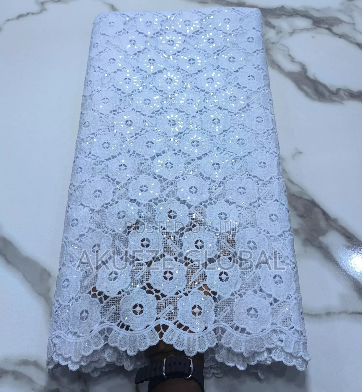 Executive White Cord Lace