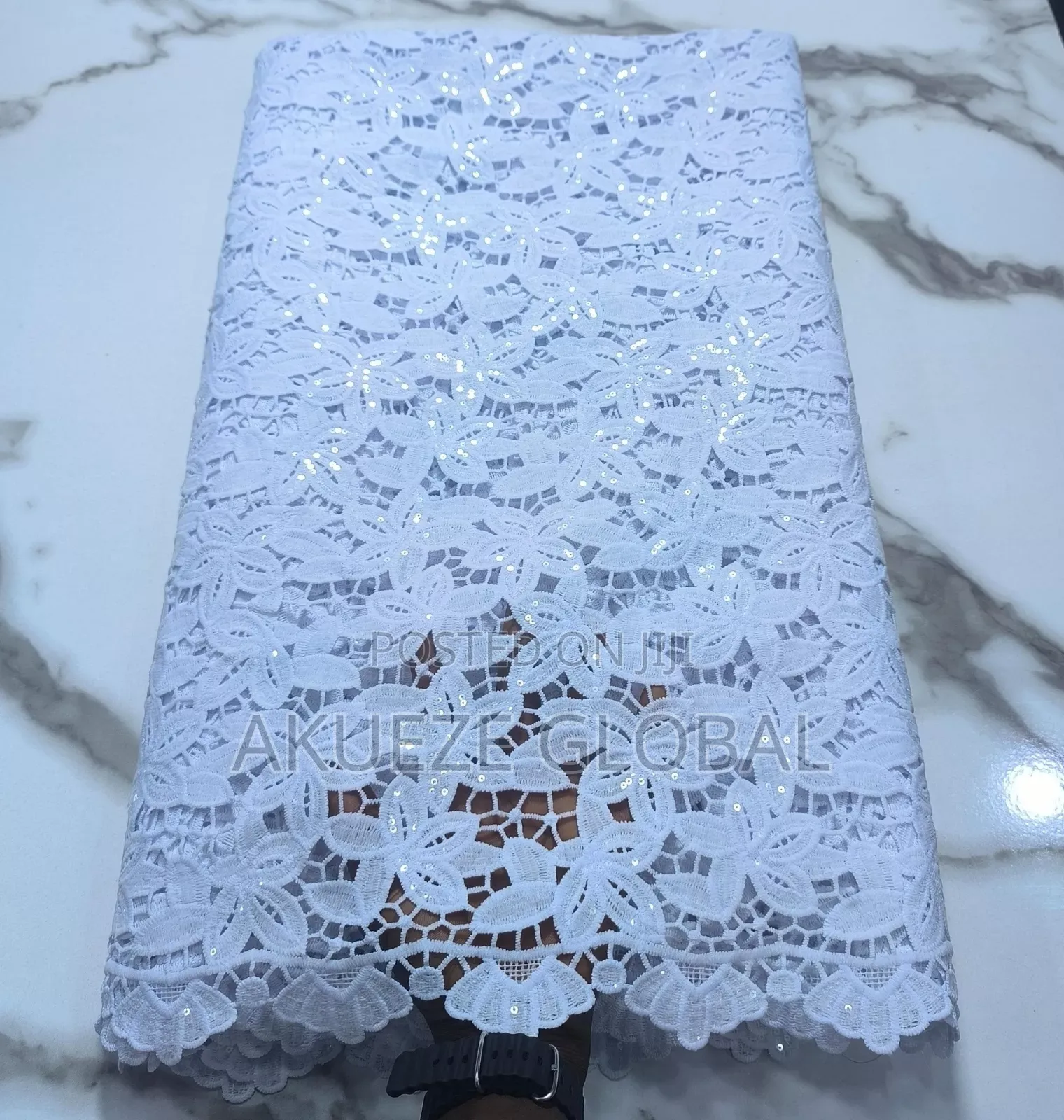 Executive White Cord Lace