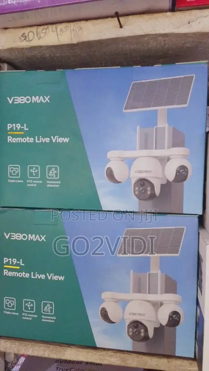 Solar PTZ Camera 3 Lens Outdoor 4G Network All Type Available