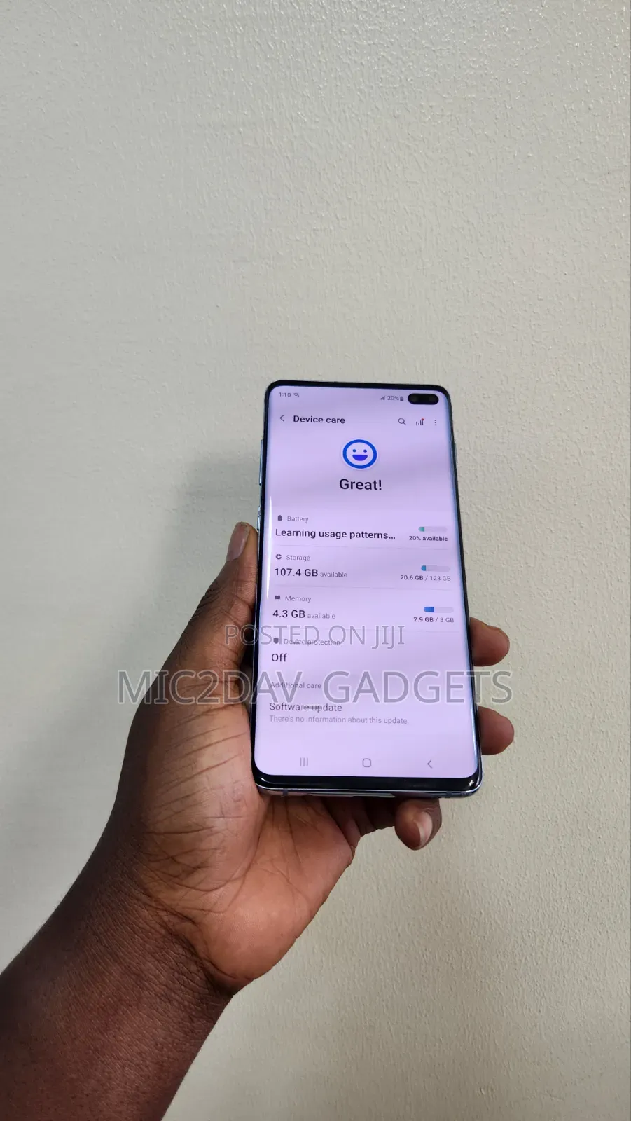 Samsung Galaxy S10 Plus 128 GB Blue